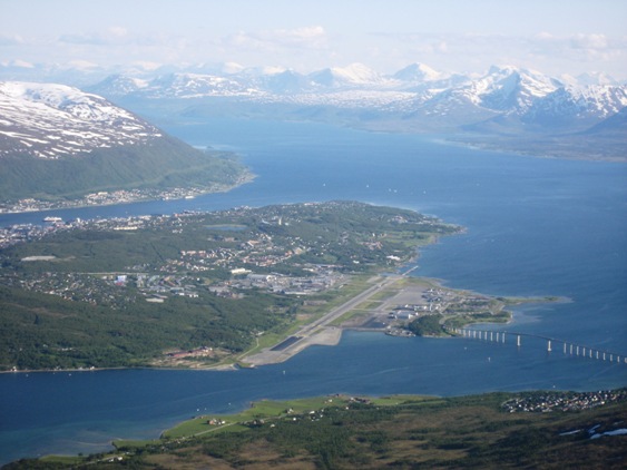 Tromso from the air